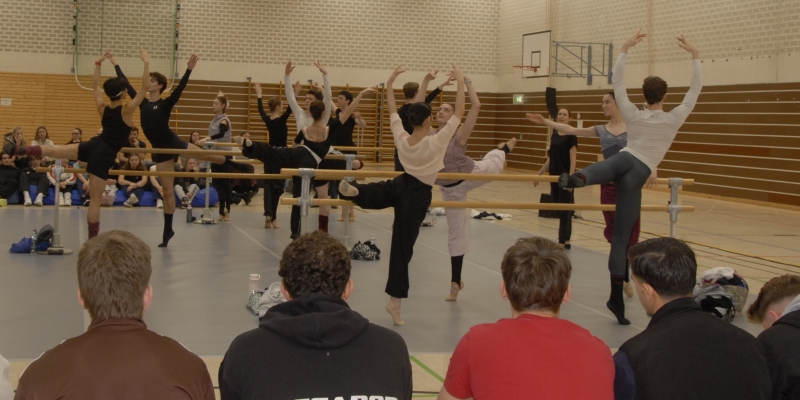 NRW Juniorballet beim Training